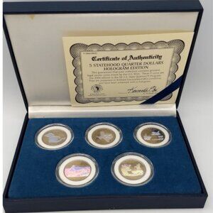 2004 Hologram State Quarters 5 Coin Set - Morgan Mint